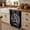 Black/White, variant on Lion Cabinet Curtains for Kitchen 11"W x 13"L, Modern Minimalist Black White Powerful Wild Animal Lion Head Vanity Cabinet Curtains Magic Tape Short Curtain Decor Privacy Panel for Bathroom Laundry