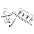 thumbnail image 1 of SHISUYAN 12Pcs Large Metal Hinge Clip Paper File Binder Clips for Pictures Photos Tickets, 1 of 8