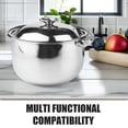 thumbnail image 3 of HINTRMENT Stainless Steel Stock Pot with Lid Multipurpose Stewing Pot for Households 1Pcs, 3 of 8