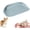 Blue, variant on GASYLL Dog and Cat Food Mat,Leather Pet Placemat, Waterproof Non-Slip PU Leather Feeding Mat for Cats Small Dogs, Half-Wrap Spill-Proof Raised Edge Durable Floor Protector Easy Clean (Khaki)