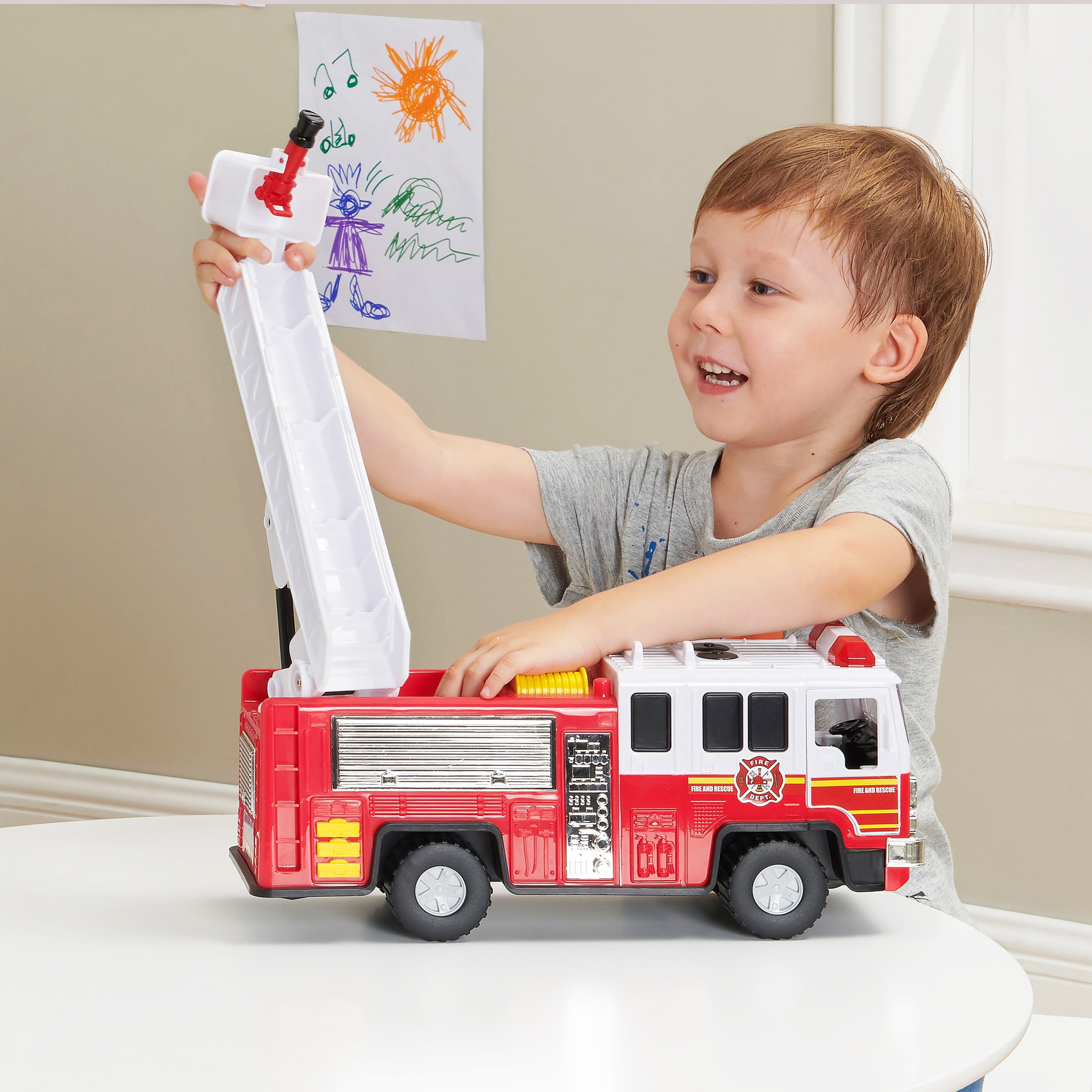 Amazon.com: NOVAFUSION Truck and Trailer Toys for Boys