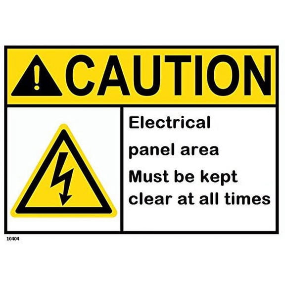 Electrical Panel sign ( ALUMINUM )
