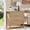 Natural, variant on LELELINKY 31.5" Wide Rattan Boho Nightstand, 3-Drawer Bedside Table, Tall Chest of Drawers for Adult Bedroom, Living Room, Grey White