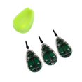 thumbnail image 2 of koolsoo Carp Fishing Bait Holder Inline Flat Method Feeder Set -3 Feeders with Mould, 2 of 8