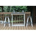 thumbnail image 2 of Leisure Accents Single Bar Set Includes 2 Barstools Deep Grey Top & Warm Grey Base Ideal for Patio Hot Tub Area Backyard Durable WeatherResistant Design Easy Nohardware Assembly Proudly Made in USA, 2 of 5