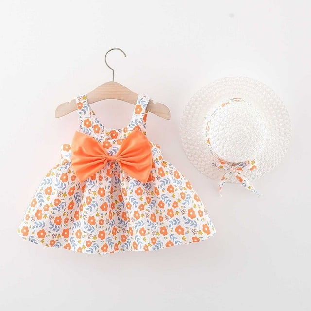 Robes pour Fillettes Robe Mignonne pour Filles Robes d'Anniversaire pour Filles Robe Arc-en-Ciel Vêtements pour Fille 1-2 Ans