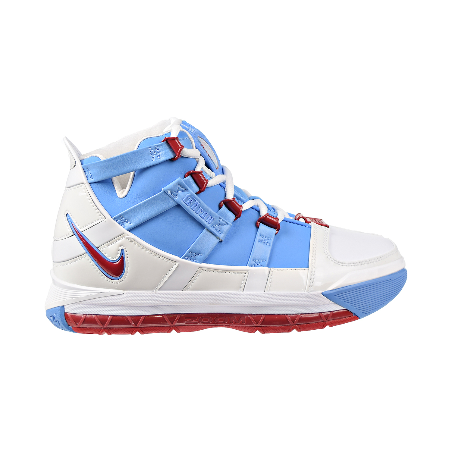 Nike Zoom Lebron III QS "Houston Oilers" Men's Shoes University Blue/Red ao2434-400 - image 1 of 6