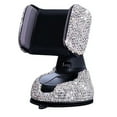 thumbnail image 4 of Bling Car Phone Holder Rhinestone Bling Crystal Car Phone Mount With One Base Universal Cell Phone Holder For Windshield And by Wuxinga, 4 of 6