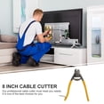 thumbnail image 6 of 8 Inch Cable Cutters Wire Scissors Cable Cutting Pliers Steel Hand Cutting Tools, 6 of 6