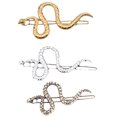 thumbnail image 1 of 3 Pcs Pince à Cheveux en Forme de Serpent Coiffe Créative Décoration Cheveux, 1 of 8