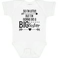 thumbnail image 3 of Inktastic So I'm Little, but I'm Gonna Be a Big Sister Girls Baby Bodysuit, 3 of 5