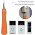 thumbnail image 3 of Doorbell Transformer, 24V/500mA Supply Power Adapter with Doorbell Screwdriver Compatible with Video Doorbell, 8M (315") Cable (White), 3 of 5
