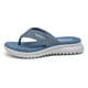 thumbnail image 5 of Chanclas Sandalias De Cuña Zapatillas De Tanga Mujer Casual para Verano (38 ) Azul Claro Azul, 5 of 9