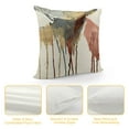 thumbnail image 4 of YINGXI Throw Pillow , and Drippling Effect Paints Grunge Modern , Modern Accent Double-Sided Digital Printing,Dark Mauve Beige and Grey 12x12in, 4 of 5