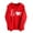 Red-B, variant on Essentials Hoodie for Women, Long Sleeve Shirts Going Out Tops, Loose Fit LOVE Print Valentine's Days Sweatshirt