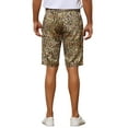 thumbnail image 3 of NOMADIC NOOK Animal Print Shorts for Men's Regular Fit Summer Shorts Pants 2 Pack, 3 of 5