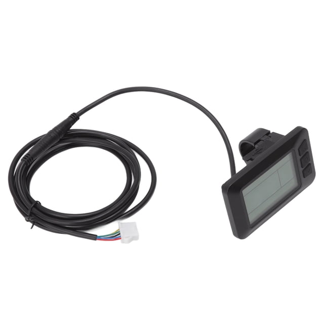 Medidor de pantalla LCD para bicicleta eléctrica, 24V, 36V, 48V, conector de 5 pines, velocímetro de bicicleta resistente al agua para controlador KT