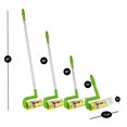 thumbnail image 3 of Smart Design Floor Lint Roller w/ Ergonomic Handle - Aluminum Tubes - 25 Adhesive Sheets - for Cleaning, Carpet, Car, Clothing, & Pet Hair (Extends 12.5-42 Inch) [Green], 3 of 9