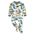 0 3 month footed pajamas