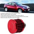 thumbnail image 3 of Mini Filtro de Entrada de Aire Ventilación Respiradero Del Cárter Accesorio Universal para Automóvil Rojo Azul Plata Negro 13 mm 0,5 Pulgadas Cabeza de Hongo Pequeña MT, 3 of 7