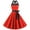 B65 Red Plus Size Summer Dresses Clearance Under $5, variant on Cagogo Under $10 Women's Vintage Polka Audrey Dress 1950s Halter Retro Cocktail Dress A-line Swing Midi Rockabilly Dress