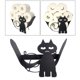 thumbnail image 5 of Soporte de rollo de papel higiéco de gato de hierro decorativo, montado en la de pie libre para el baño, accesorios de baño Sunnimix Portarrollos de papel higiénico novedoso, 5 of 8