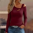 thumbnail image 1 of MHFRRA Camiseta Térmica de Manga Larga Estilo Otoño-Invierno para Capa Base Ajustada. Vino, 1 of 4
