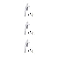 thumbnail image 2 of stanreset 1/2/3/5 Window Handle Home Hardware Lever Casement Locking Handles Convenience Balcony Handily Install Decorative Cap Gray Rustproof Left White 3PCS, 2 of 6