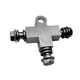 thumbnail image 2 of Motocicleta Conector de la manguera de frenos hidráulicos Conector de 3 vías con perno de banjo, 2 of 9