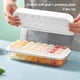 thumbnail image 4 of Bandeja de hielo de gran capacidad con tapa | Molde de silicona de congelación rápida de 24 cavidades | Descongelación automática y fácil liberación para cocina, bebidas y residencias universitarias, 4 of 6