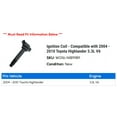 thumbnail image 2 of Ignition Coil - Compatible with 2004 - 2010 Toyota Highlander 3.3L V6 2005 2006 2007 2008 2009, 2 of 2