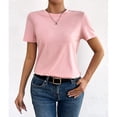 thumbnail image 7 of Women’s T-Shirts Short Sleeve Tops for Women Fitted Crewneck Tee Casual Trendy 2025, 7 of 7