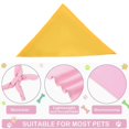 thumbnail image 3 of Pañuelos para perros de algodón lavables, triangulares, reversibles, para mascotas pequeñas, medianas y grandes, 3 of 5