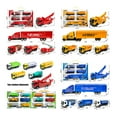 thumbnail image 1 of Esaierr Baby Toddler Toys Small Construction Construction Truck Toys Alloy Toy Sets Skid Row Car Model Toys Boys Toys 5PCS, 1 of 7