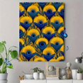 thumbnail image 4 of Peacock Feather Canvas Wall Art, Elegant Botanical Print for Living Room, Bedroom, Dining Room, Office and Entryway Decor, 4 of 8