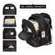 thumbnail image 5 of Mochila urbana Newhey NEWHEY-9901 color negro 50L Antirrobo Impermeable, 5 of 8