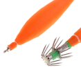 thumbnail image 4 of 5pcs 4 '' Señuelos duros de naranja shamjiam Jigs de calamar luminosos, 4 of 7