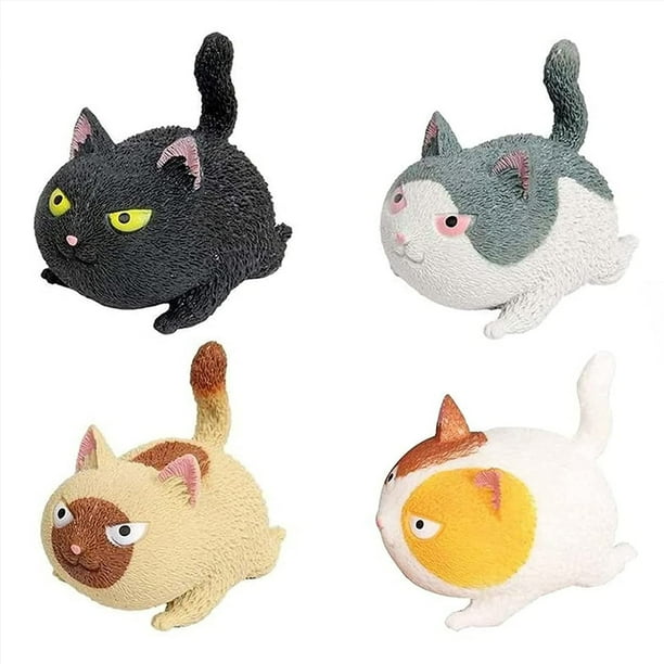 Juguetes Divertidos De Pelota Antiestrés En Forma De Gato