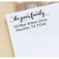 thumbnail image 4 of Printtoo Personalized Rubber Self Inking Stamp Custom Family Return Address Stamp Gift, 4 of 4