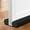 Black, variant on propuri Door Draft Stopper, Breeze Blocker Adjustable Door Sweeps, 2" Foam Strip for Doors 32" to 36", Grey