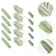 thumbnail image 5 of 15 hojas artificiales de plantas, hojas falsas de vegetación, hojas de palmera tropical, 5 of 5