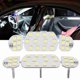 thumbnail image 5 of Bombilla de Techo Interior de Automóvil, Panel de Luz de Mapa de Domo de Automóviles 8000lm de Alto Brillo 6pcs SMD 5050 Enchufe de Iluminación Blanca y Juego para reparación, 5 of 7