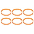 thumbnail image 2 of Ceinture Raboteuse, Ceinture Nervurée en Néoprène, Résistant aux Flammes Orange Clair Résistant aux Hautes Températures pour Machines de Tournage Automobile, 2 of 8