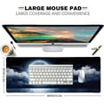 thumbnail image 3 of Extended Large Mouse Pad for Desk Mat, Office Non-Slip Rubber Base Big Keybord Desk Pad for Computer, PC, Laptop 31.5x11.8 inch (Full Moon Over Sea), 3 of 6