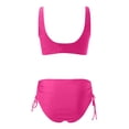 thumbnail image 2 of New & Trending NMMUED Bikini Sets for Women, String Bikini, Full Coverage Bikini, Bathing Suit for Women Bikini, Mid Rise Bikini Sets for Women, Hot Pink L, 2 of 6