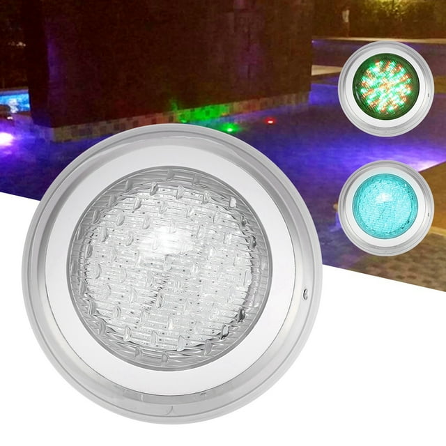Lumière de Piscine Submersible 12V 35W 360LED RGB avec Télécommande, Design en Acier Inoxydable Étanche pour Étangs Extérieurs, Fontaines et Rochers