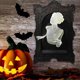 thumbnail image 4 of Ghost In The Mirror Wall Decor - Luminous Ghost Mirror Statue, Halloween Decorations, Haunted House (WOMAN), 4 of 5