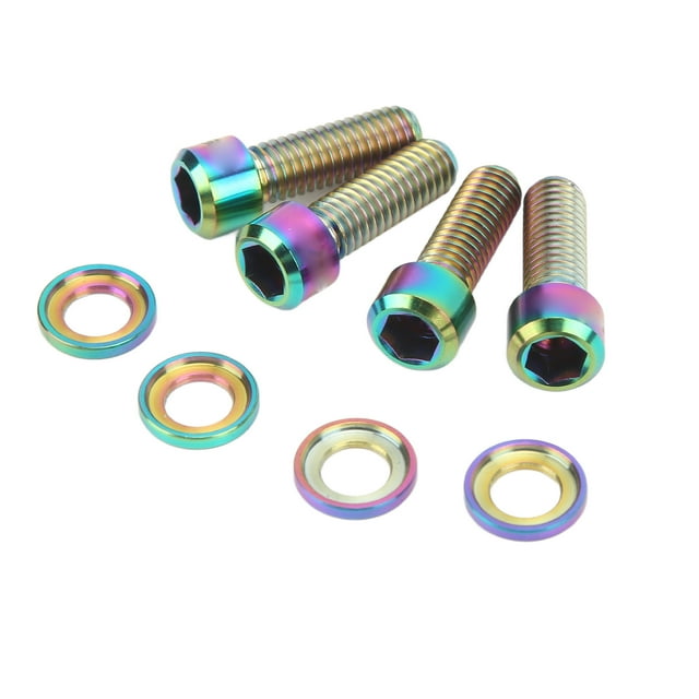 Juego de tornillos de fijación de freno de disco NikouMX M6 x 18 mm