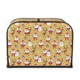 thumbnail image 2 of Daiia Cute Santa and Reindeer Pattern 4 slice Toaster Cover, Toaster Appliance Dust-proof Cover For Kitchen Small Appliance Dust Cover and Fingerprint Protection, 2 of 7