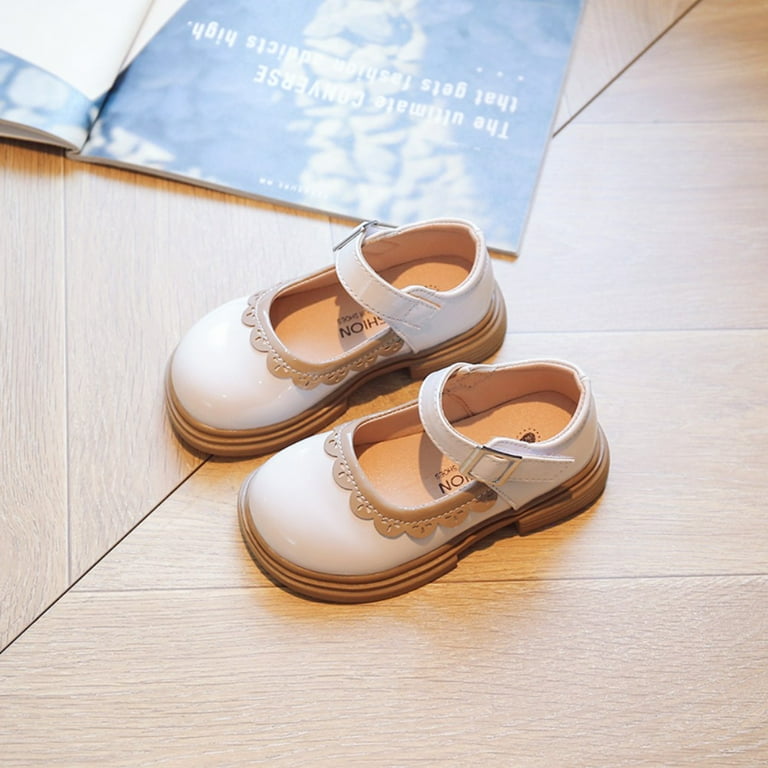 Little Girl Toddler Girl Dress School Uniform Oxford Mary Jane